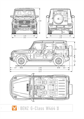 第3代·奔驰大G三视图收藏版来了+AMG图8