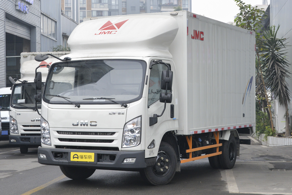 凯运 2019款 升级版 2.8T 宽体普通款单排坑板铁柜气刹额定载质量1495kg 国V(JX5042XXYXGA2)厂商_基本信息图