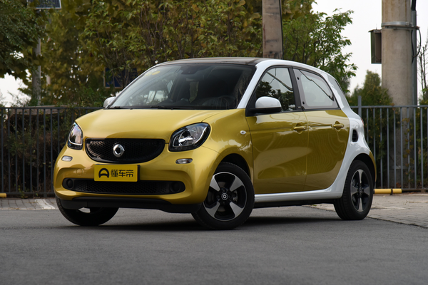 smart forfour 2018款 1.0L 52千瓦激情版整备质量(kg)_车身图