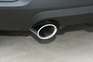 镀铬双排气尾管
