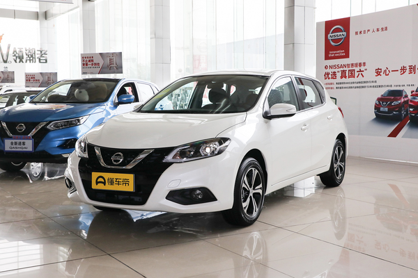 骐达TIIDA 2019款 1.6L CVT智享版 国VI后轮距(mm)_车身图