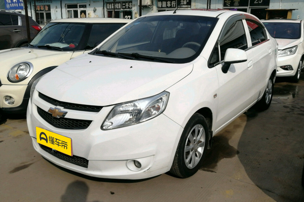 赛欧 2011款 三厢 1.4L AMT幸福版后轮距(mm)_车身图