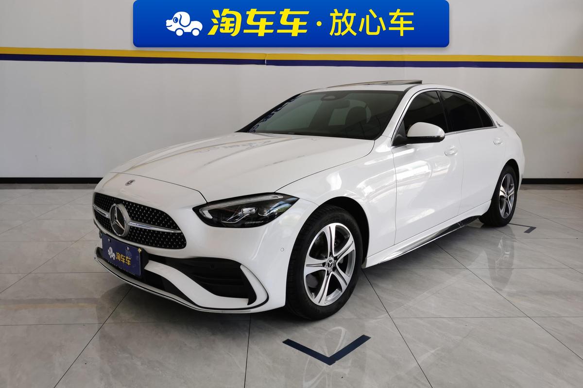 二手奔驰C级 2022款 改款 C 200 L 运动版图片1