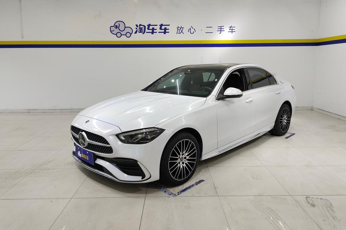 二手奔驰C级 2023款 二次改款 C 260 L 运动版图片1