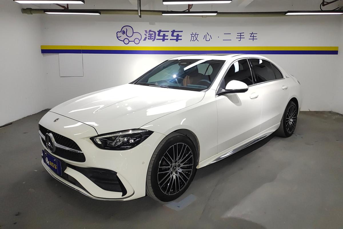 二手奔驰C级 2023款 C 200 L 运动版图片1