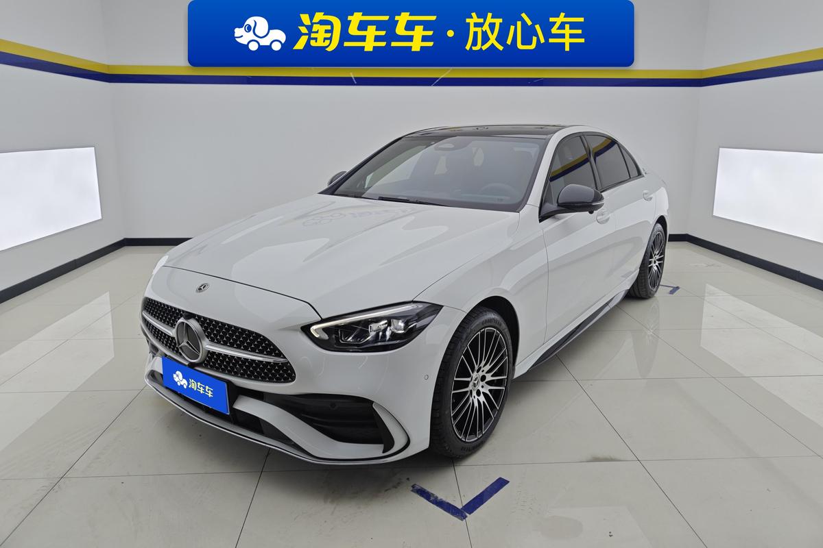 二手奔驰C级 2023款 改款 C 200 L 运动版图片1