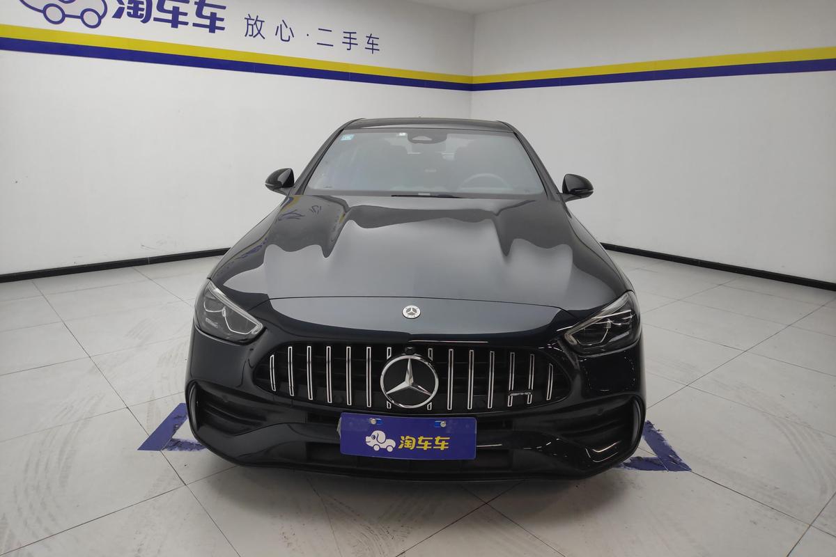 二手奔驰C级 2023款 改款 C 260 L 皓夜运动版图片3