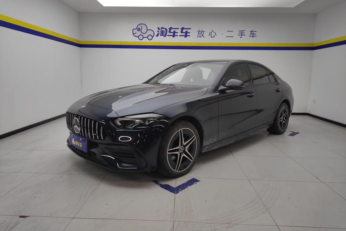 二手奔驰C级 2023款 改款 C 260 L 皓夜运动版图片1