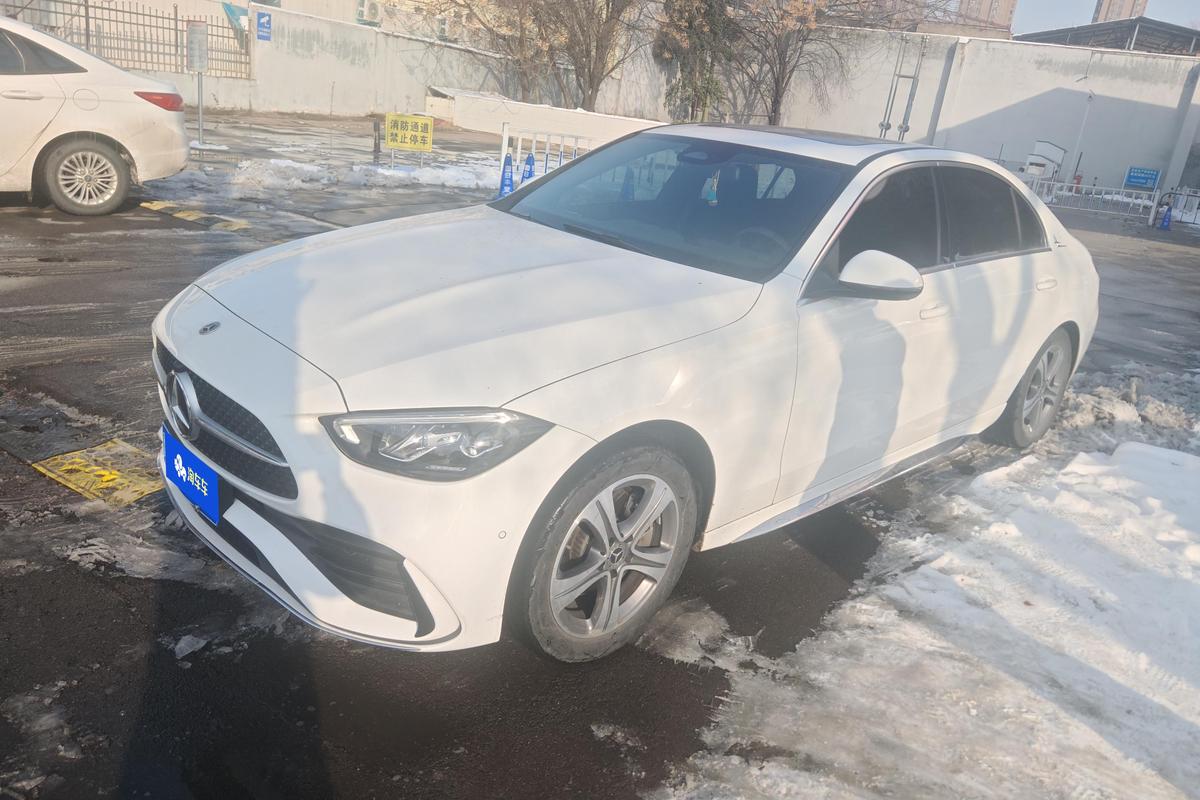 二手奔驰C级 2022款 改款 C 200 L 运动版图片1