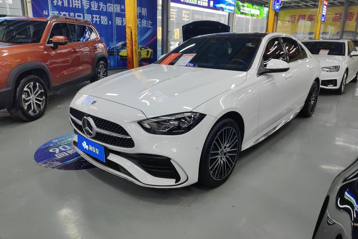 二手奔驰C级 2023款 C 260 L 运动版图片1