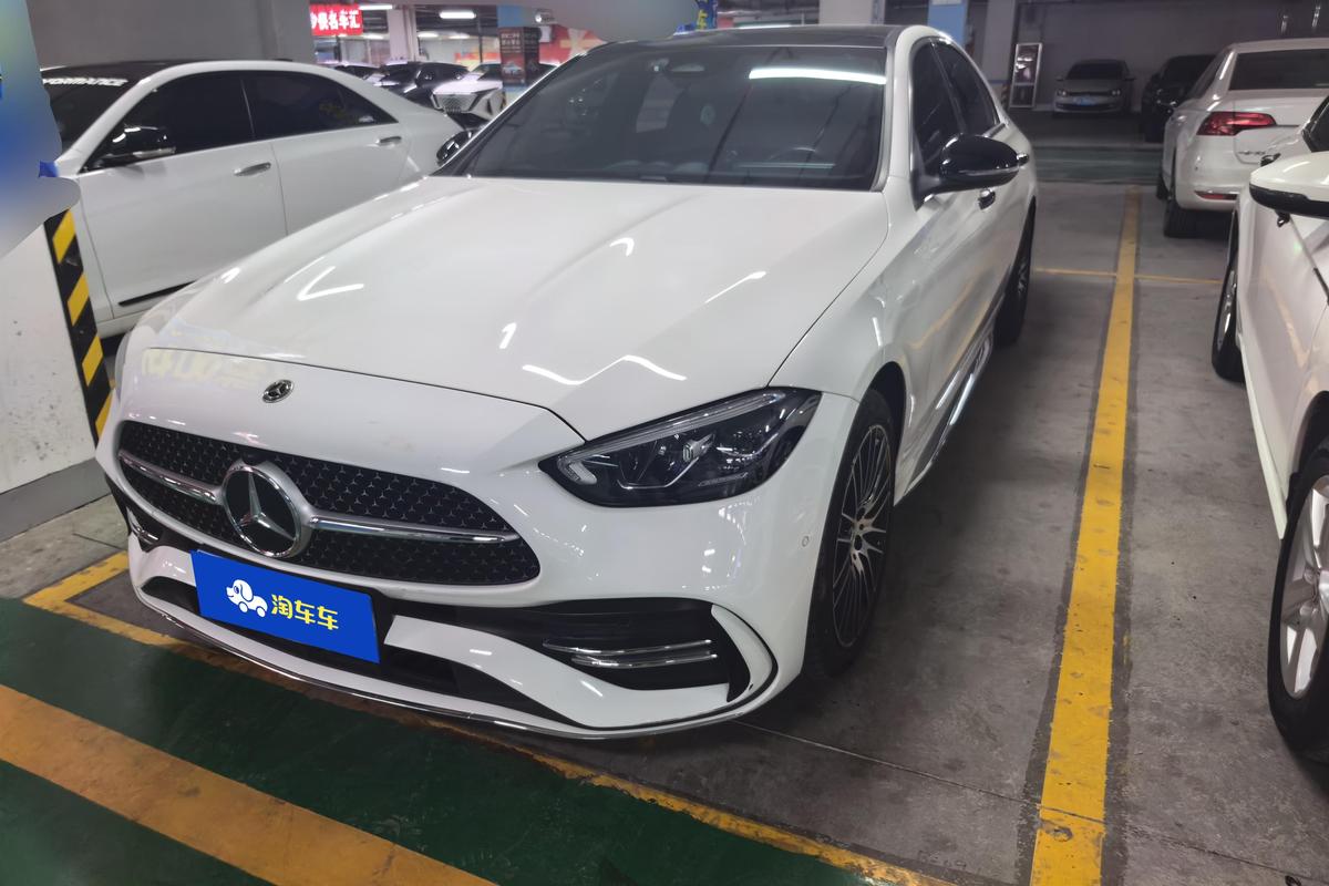 二手奔驰C级 2022款 改款 C 260 L 运动版图片1