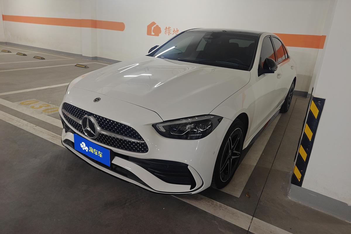 二手奔驰C级 2023款 C 260 L 皓夜运动版图片1