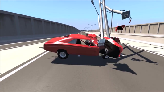 赛车游戏 小轿车极速赛车撞到护栏6729816668882600455视频