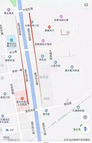 粤L车主注意！惠州南站附近两条道路调整，可别走错了图