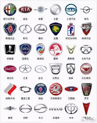 「收藏版」300多种汽车标志，认识三分之一就是汽车达人图9