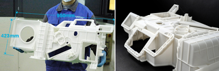 3D 打印单件汽车暖通空调外壳图3