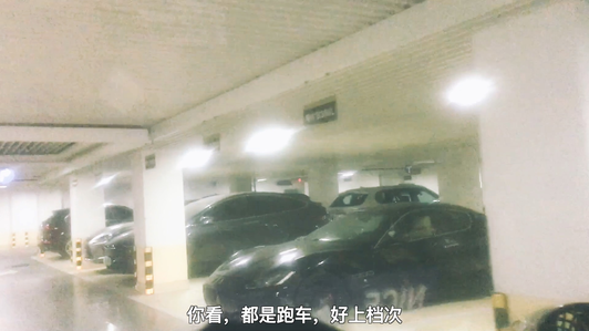 真的是贫穷限制了你的想象力，深圳特区豪车停车场，北京来比比视频1