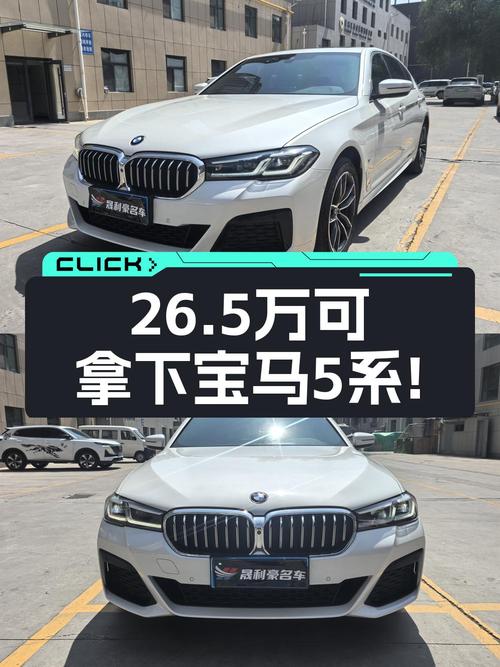 26.5万可入手 2021款宝马 5系，白色 5.3万公里