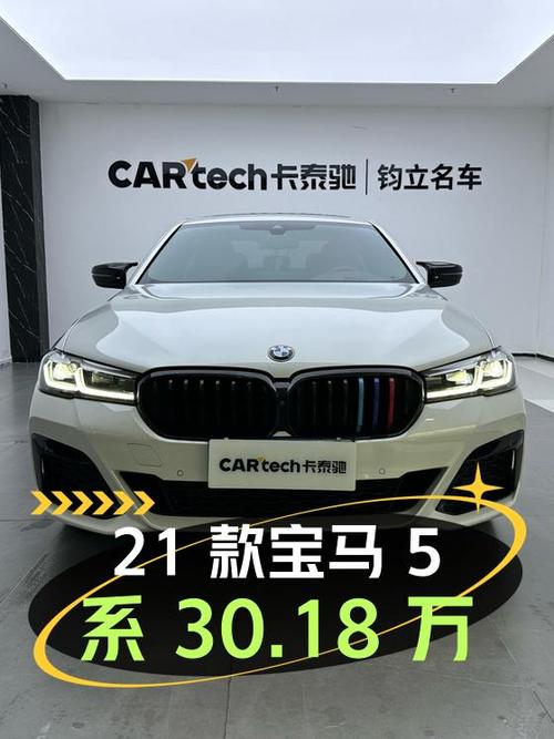 30.18万可入手 2021款宝马 5系，白色 5万公里