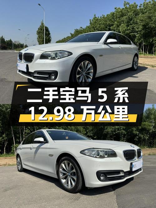 二手宝马 5 系：12.98 万公里、国五排放、12.98 万元