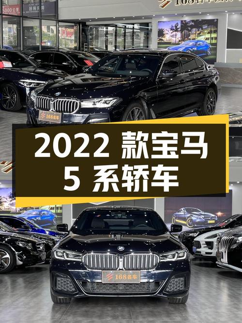 34.98万 2022款宝马 5系，黑色中大型轿车，东莞车源