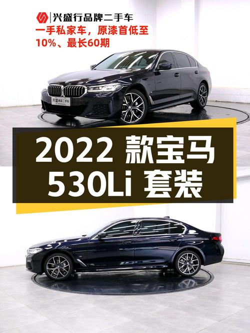 2022 款宝马 5 系 530Li 尊享型 M 运动套装，西安牌照，行驶 2.74 万公里