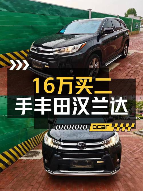 15.9万可入 2018款汉兰达四驱豪华 7座，0过户仅 7.6万公里
