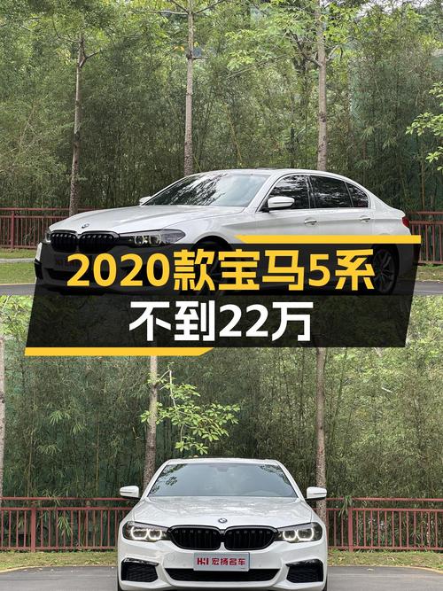 21.68万可入手 2020款宝马 5系，白色9.1万公里