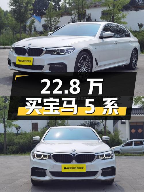 22.8万买 2019款宝马 5系，0过户白色9万公里