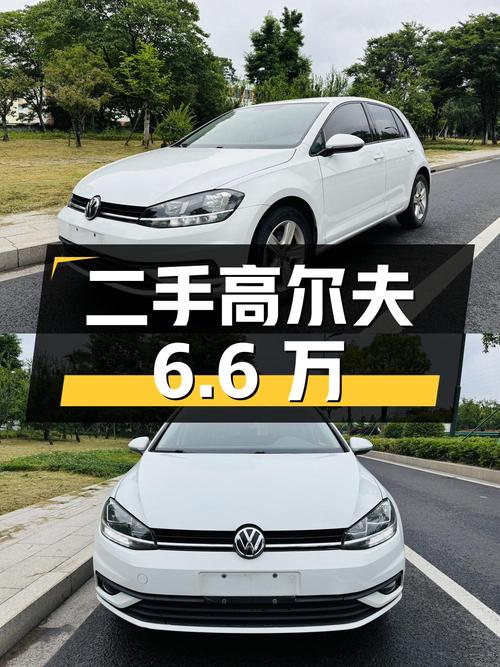 二手大众高尔夫，1.6L 自动时尚型，2019年上牌，报价6.6万