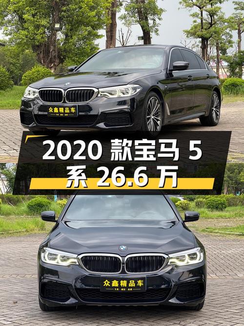 26.6万的 2020款宝马 5系，黑色 5.1万公里0过户