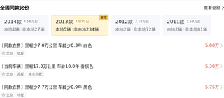 5.3万买辆2014年北京上牌的君越3.0L旗舰型，你觉得值吗？图5