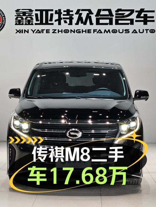 2023款传祺M8黑色0过户 2.9万公里仅售17.68万！