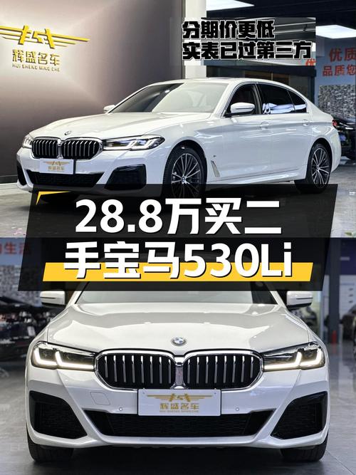 2021款宝马530Li M运动套装，28.8万圆你蓝天白云梦！