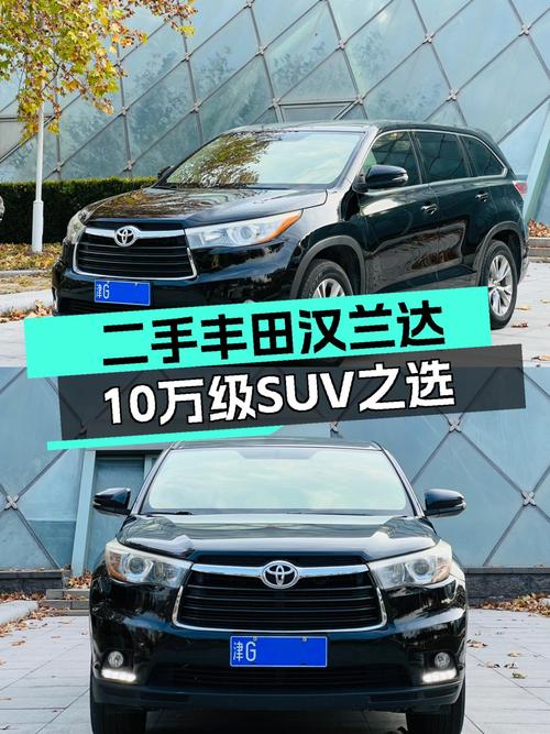 二手丰田汉兰达：2015款四驱7座，家用出行大空间，10万级SUV之选