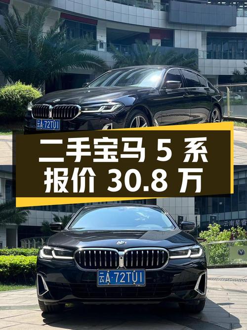 二手宝马 5 系，2021 款 530Li 领先型豪华套装，报价 30.8 万