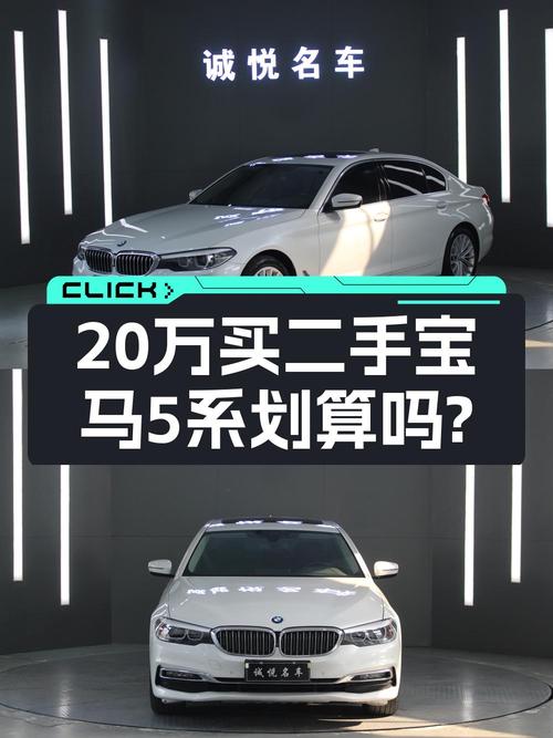 20万出头的宝马 5系，19年白色，7.9万公里，襄阳车源！