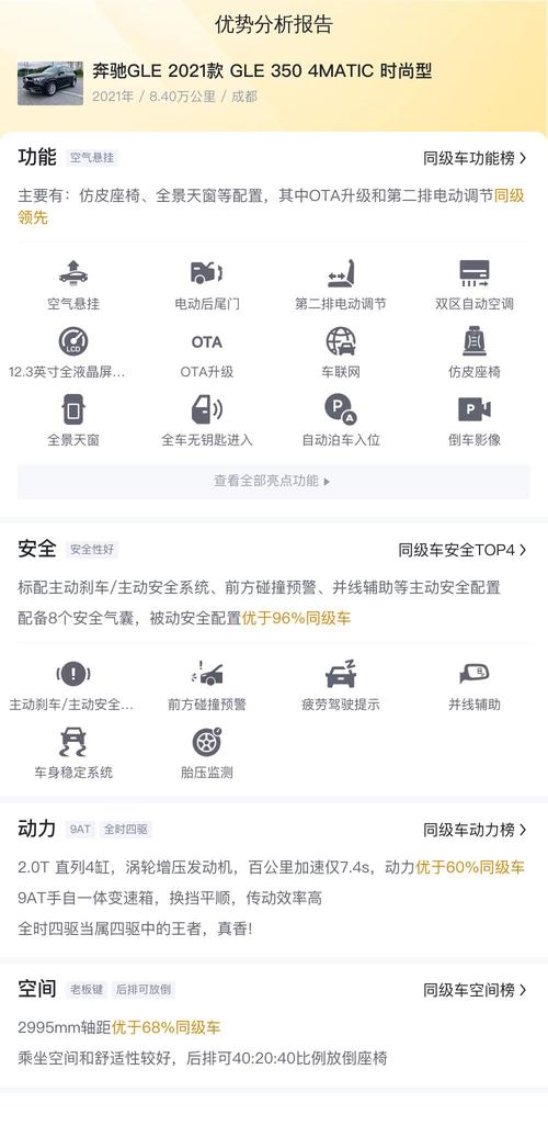 2021款奔驰GLE：8.4万公里，体验豪华SUV的驾驭感