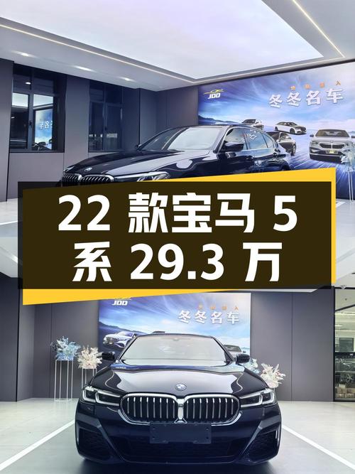 29.3万可入手 2022款宝马 5系，蓝色4.2万公里，淮安车源