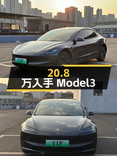 20.8万可入手的 2023款黑色Model 3 后轮驱动版
