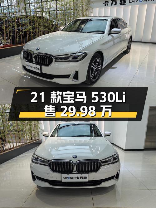 2021 款宝马 530Li 领先型 豪华套装，4.5 万公里，29.98 万