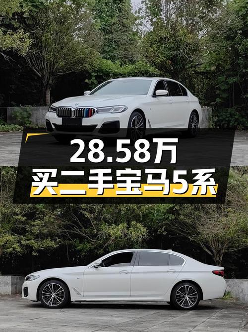 28.58万 2022款宝马 5系，白色6万公里，0过户你爱吗
