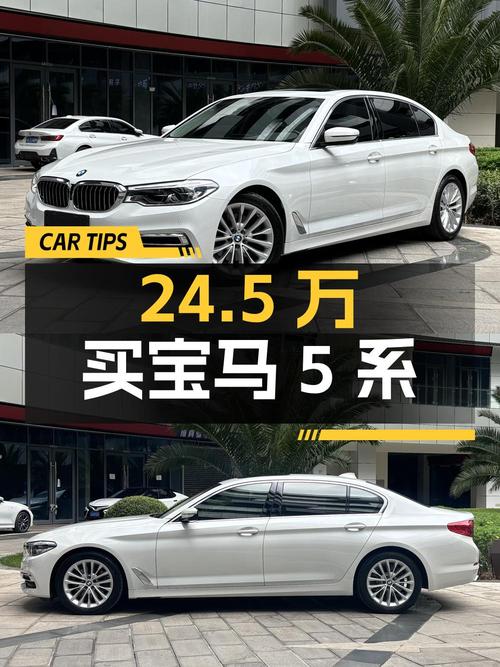 24.5万买 2020款宝马 5系，0过户 5.8万公里白色轿车