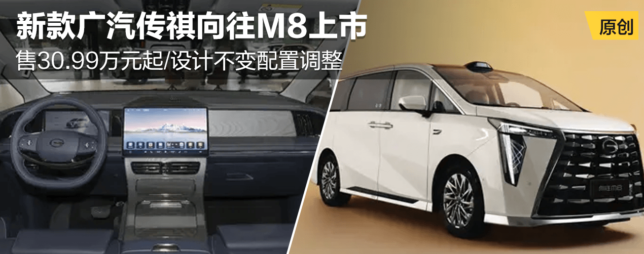新款广汽传祺向往M8上市