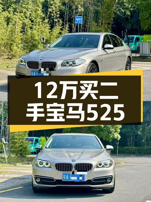 12万，一手香槟金宝马525，都市精英座驾