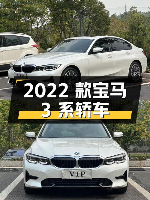 19.38万，2022款宝马 3系白色中型轿车，里程 3.3万