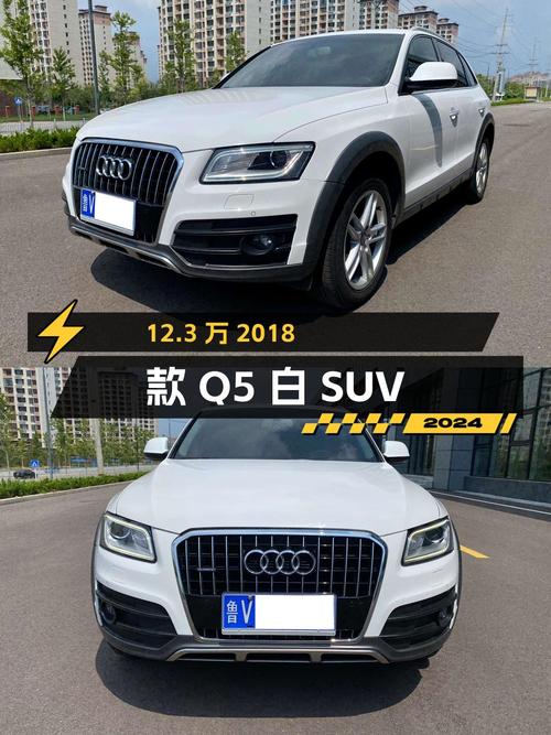 12.3万的 2018款奥迪Q5白色中型SUV，11万公里