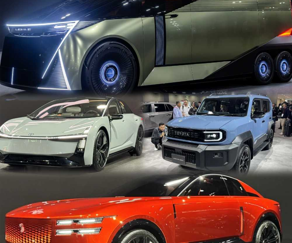 丰田多款概念车亮相话题封面图