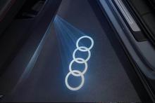 带Audi Logo的前门照明灯
