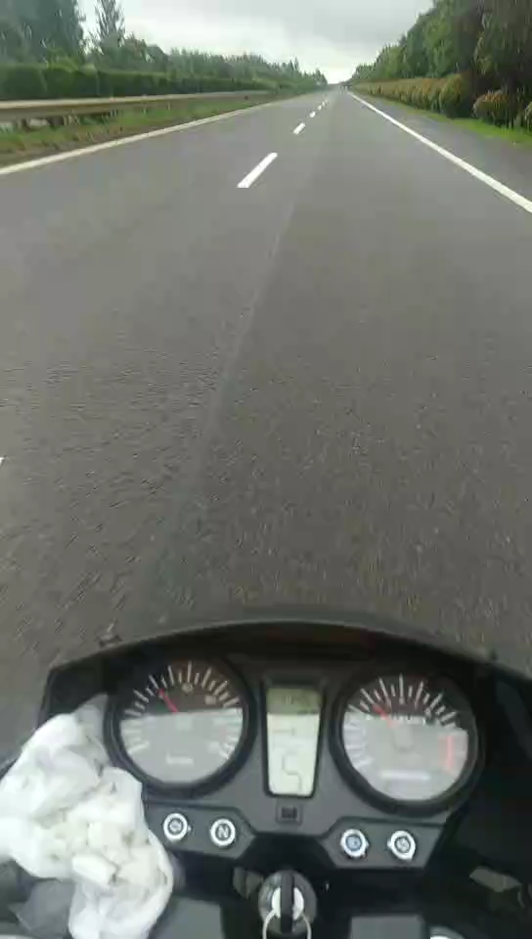 利奇马台风过后，骑摩托车兜风视频1